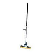 Rubbermaid 6435 12"W Steel Roller Sponge Mop, Bronze Handle - Pkg Qty 6