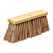 Boardwalk Street Broom Head, 6.25" Brown Palmyra Fiber Bristles, 16" Brush