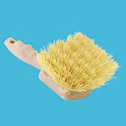 Boardwalk Utility Brush, Cream Polypropylene Bristles, 5.5 Brush, 3" Tan Plastic - Pkg Qty 12