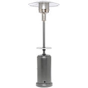 AZ Patio Heaters, Propane, 41000 BTU, With Table, Silver