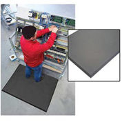 Superfoam Antifatigue Mat, Vinyl/Nitrile Rubber, 3'X5', 5/8" Thick, Black