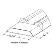 SunStar U-Bend Reflector Kit, For U-Shaped Infrared Tube Heaters