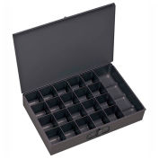 Durham Steel Scoop Compartment Box 109-95 - 21 Compartments - Pkg Qty 4