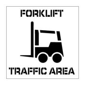 NMC PMS220 Plant Marking Stencil 20x20 - Forklift Traffic Area