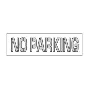 67" x 8" Parking Lot Stencil, No Parking