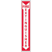 National Marker Company M39P Vinyl Fire Safety Sign - Fire Extinguisher
