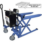 Bishamon SkidLift™ High Lift Skid Truck, Battery Powered, 2200 Lb. Cap., 20.5 x 42.5 Forks