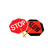 NMC PS1 Paddle Sign, Stop/Slow