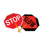 NMC PS3 Paddle Sign, Stop/SlowPaddle