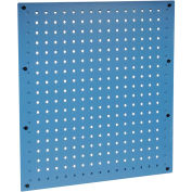 Global Industrial Steel Pegboard Panel, 18" x 19", Blue