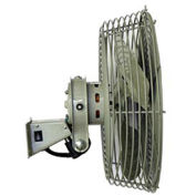 TPI 12" Low Velocity Navy Style Workstation Fan 1/12 HP 1540 CFM