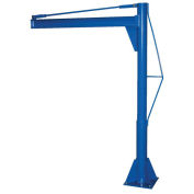 Vestil Multi-Station Transportable Jib Crane 8'H x 6' Span, JIB-P-10-6-8