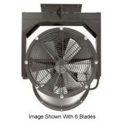 Americraft 18" TEFC Alum Propeller Fan W/ 2 Way Swivel Yoke-1/4 HP 3050 CFM