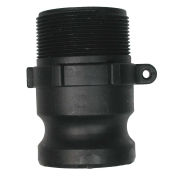 BE Pressure 90.725.100, 1" Polypropylene Camlock Fitting, Male Coupler x MPT Thread