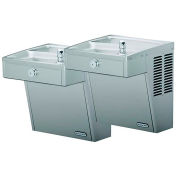 Elkay ADA Vandal Resistant Water Cooler, 2 Station, SS, Cane Apron, 115V, 60Hz, VRCTLR8SC, 5 Amps