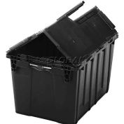 ORBIS Flipak Distribution Container, 26-7/8 x 17 x 12-5/8, Recycled Black