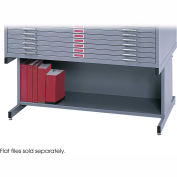 Safco 4975TS Open Base for 5-Drawer Steel Flat Files, 20H, Fits 40-3/8 x 29-3/8 x 16-1/2 Files, Trop