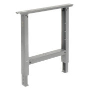 Adjustable Height Leg For 30" Benches, 27-7/8 To 35-3/8, Gray