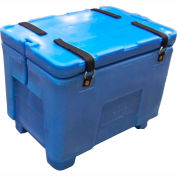 Bonar Plastics Polar Chest Dry Ice Storage Container w/ Lid, 29"L x 20"W x 23"H, Blue, Polyethylene