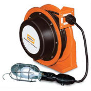 Industrial Duty Cord Reel with Incandescent Hand Lamp, 16/3c x 25' Cable, GCA16325-HL
