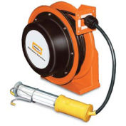 Industrial Duty Cord Reel with Fluorescent Hand Lamp, 16/3c x 35' Cable, GCA16335-FL