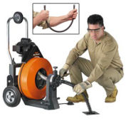 General Wire Maxi-Rooter Drain/Sewer Cleaning Machine W/ (2) 5/8" Cables & Cutter Set,P-MX-E