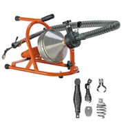 General Wire Drain-Rooter PH Drain/Sewer Cleaning Machine W/ 50' x 5/16" Cable & Cutter Set,PH-DR-B
