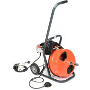 General Wire Mini-Rooter Pro Drain/Sewer Cleaning Machine W/ 75' x 3/8"Cable & 4 Pc Cutter Set,MRP-B