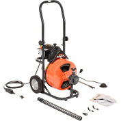 General Wire Mini-Rooter XP Drain/Sewer Cleaning Machine W/ 75' x 1/2"Cable & 4 Pc Cutter Set,P-XP-D