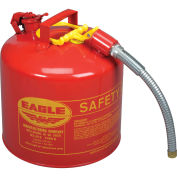 EAGLE Type II Safety Can - 12-1/2" Dia.x13-3/4"H - 5-Gallon Capacity