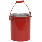 Eagle B-606 Bench Can, Metal, Red, 6 qt.