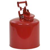 Eagle 1425 Disposal Can Galvanized, Red, 5 Gallons