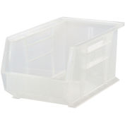 Quantum Ultra Stack and Hang Bin, 8-1/4 x 13-5/8 x 8, Clear - Pkg Qty 12