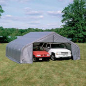 Peak Style Shelter, 18x28x10, Grey