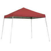 8x8 Pop Up Canopy with Slant Leg, Red Cover w/Black Bag