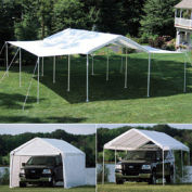 Shelterlogic Max AP™ Canopy, 10'W X 20'L, 1-3/8" Frame, 8-Leg, White