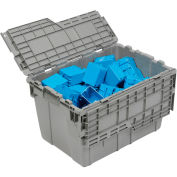 ORBIS Flipak Distribution Container , 21-13/16 x 15-3/16 x 12-7/8, Gray