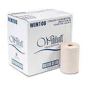 Nonperforated Paper Towel Roll, 8 x 350', Natural, 12/Carton, WNS108