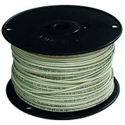 TFFN 18 Gauge Building Wire, Stranded Type, White, 500 Ft - Pkg Qty 4