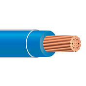 THHN 4 Gauge Building Wire, Stranded Type, Blue, 500 ft