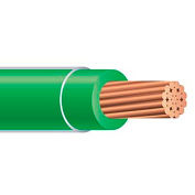 THHN 4 Gauge Building Wire, Stranded Type, Green, 500 ft
