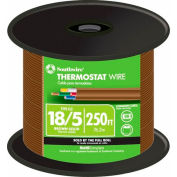 18/5 Thermostat Brown, 250 Ft - Pkg Qty 2