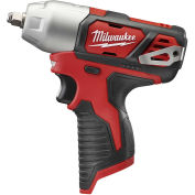 Milwaukee M12 Cordless 3/8" Square Impact Wrench W/ Ring (Bare Tool Only), 2463-20