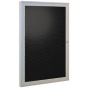 Ghent® Indoor Enclosed Satin Letter Board - 36"W x 36"H