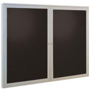 Ghent® Outdoor Enclosed Satin Letter Board - 60"W x 48"H
