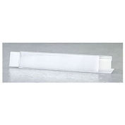 7/8" x 6" Shelf Clip Label Holder, Clear, For 3/4" Thick Shelving, 10/Pk