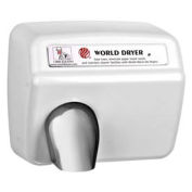 World Dryer Automatic Hand Dryer, XA54-974, 220V, Cast Iron