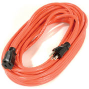 50 Ft. Three Conductor Orange Extension Cord, 16/3 Ga. SJTW-A, 300V, 13A