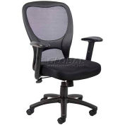 Global Industrial Mesh Task Chair with Adjustable T-Arms