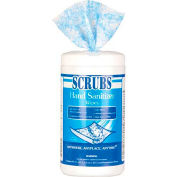 Scrubs Antimicrobial Hand Sanitizer Wipes, 85 Wipes/Canister 6/Case, ITW90985